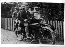 Motorbike and side car